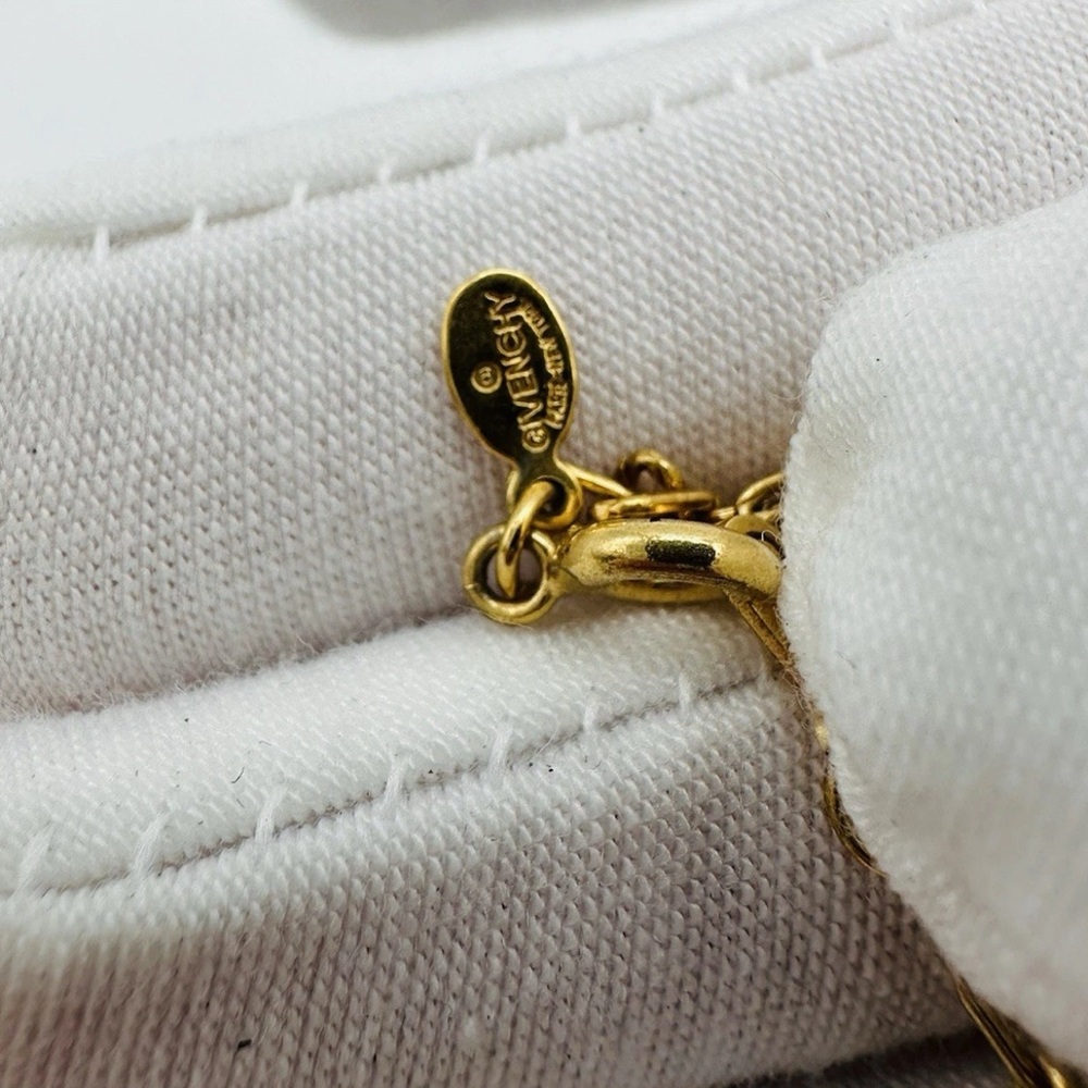 Givenchy Vintage GG Gold Chain Necklace 15” - Picture 5 of 9